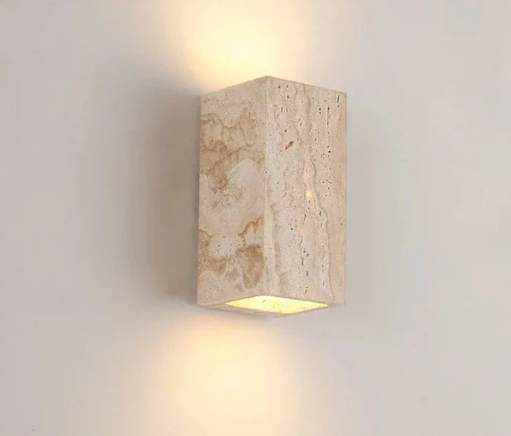 LemonGlow - Gul Stenvæglampe