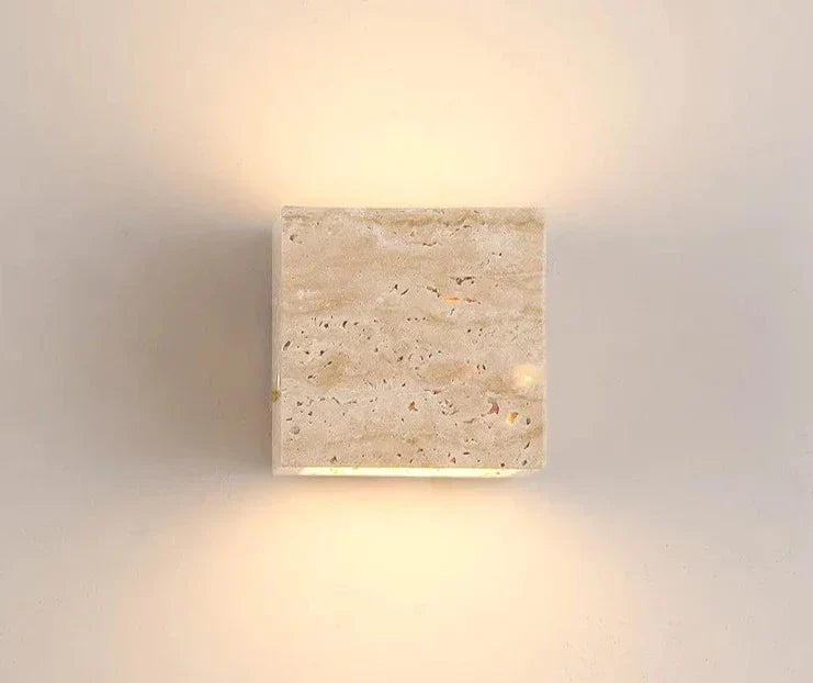 LemonGlow - Gul Stenvæglampe