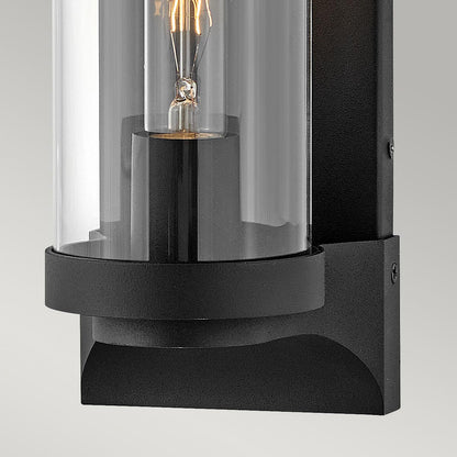 Pearlite - Lanterne murale noire moyenne
