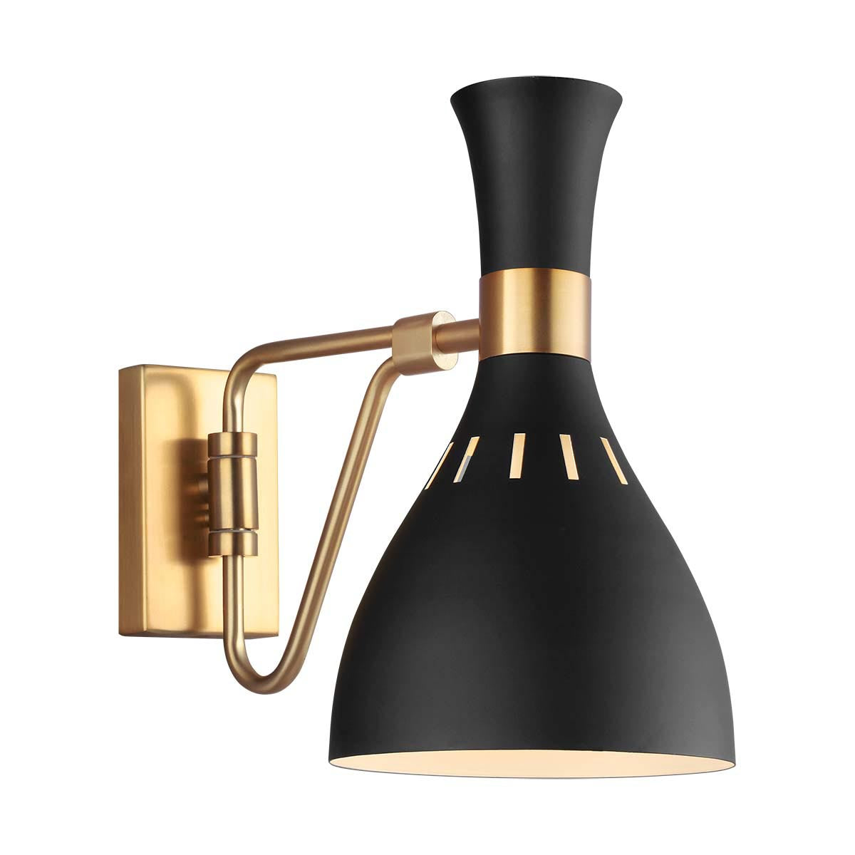 MidnightElegance - Lampe murale noire