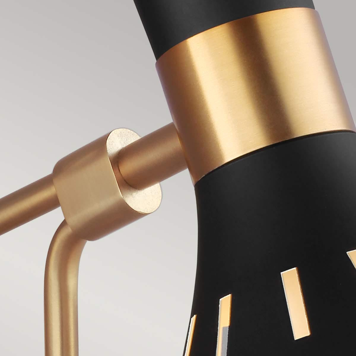 MidnightElegance - Lampe murale noire