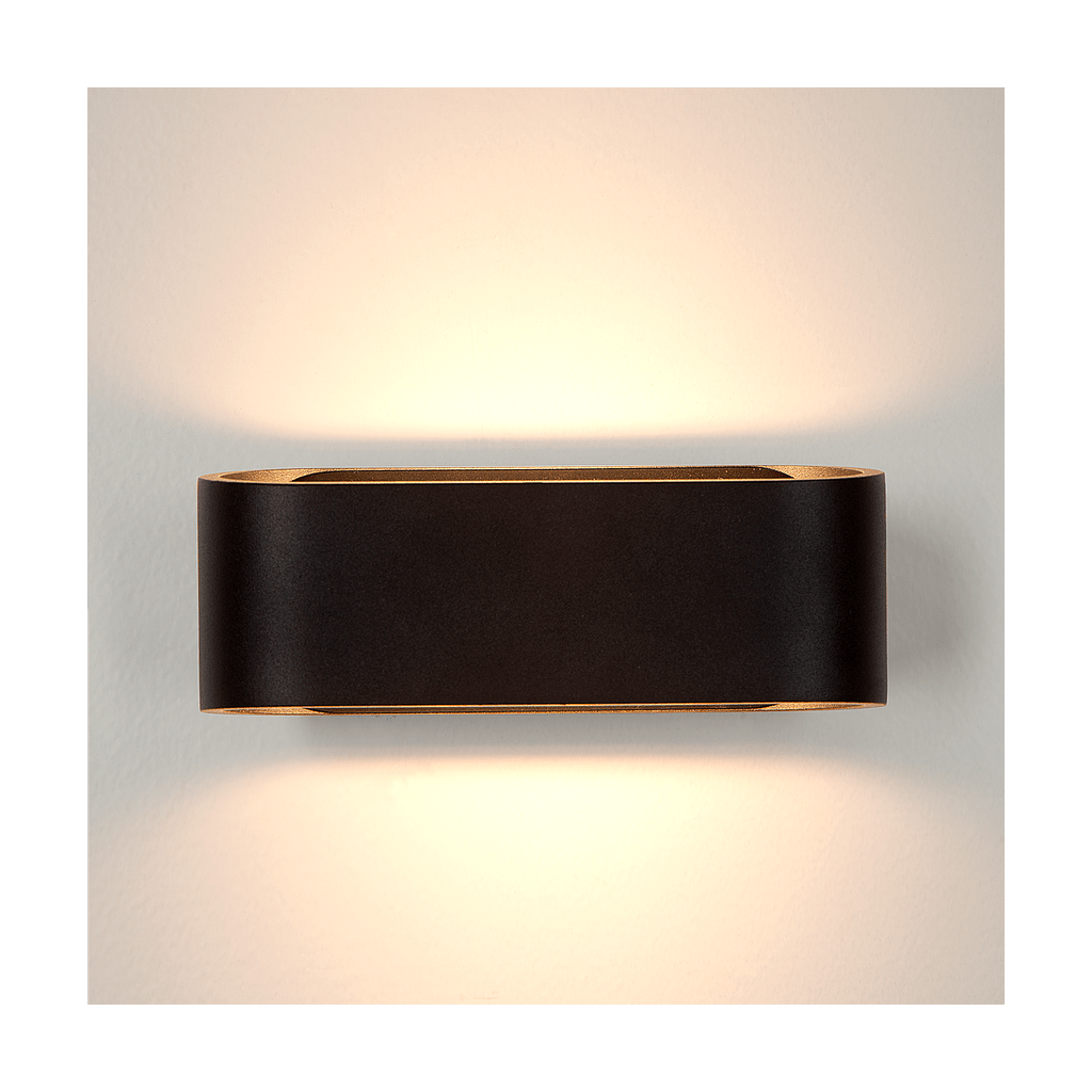 OmbreGlow | Applique murale noire avec finition élégante