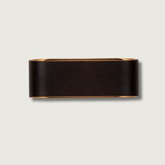 Skyggeglød | Sort væglampe med elegant finish