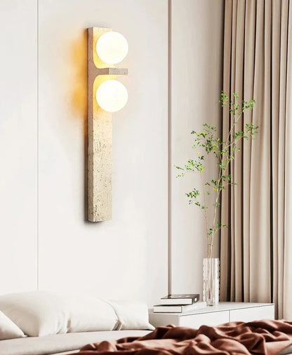StoneGlow - Lampes murales à bandes LED longues pour salon