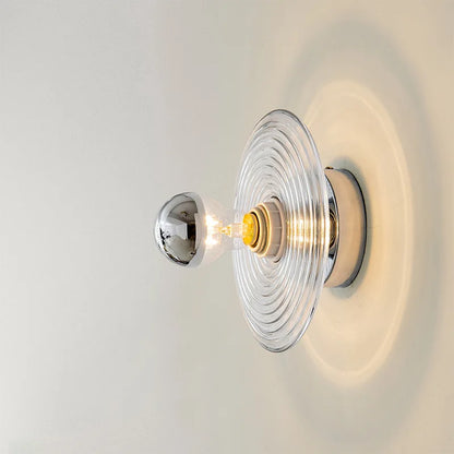 RétroGlow | Lampe murale en verre vintage