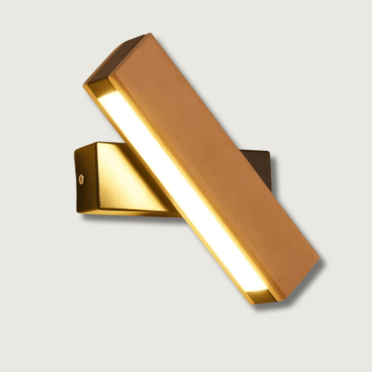 NordLume - Lampe murale en bois minimaliste