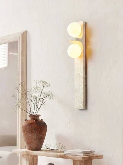 StoneGlow - Lampes murales à bandes LED longues pour salon