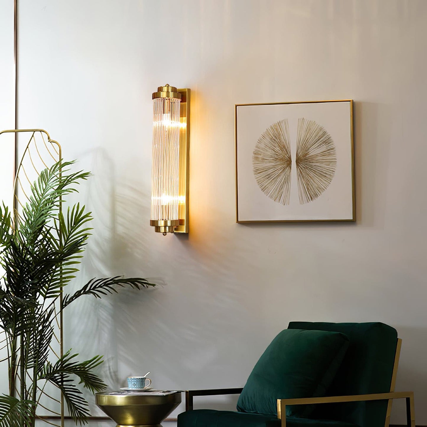 LuxeFlare - Guld Væglampe med LED Effektivitet