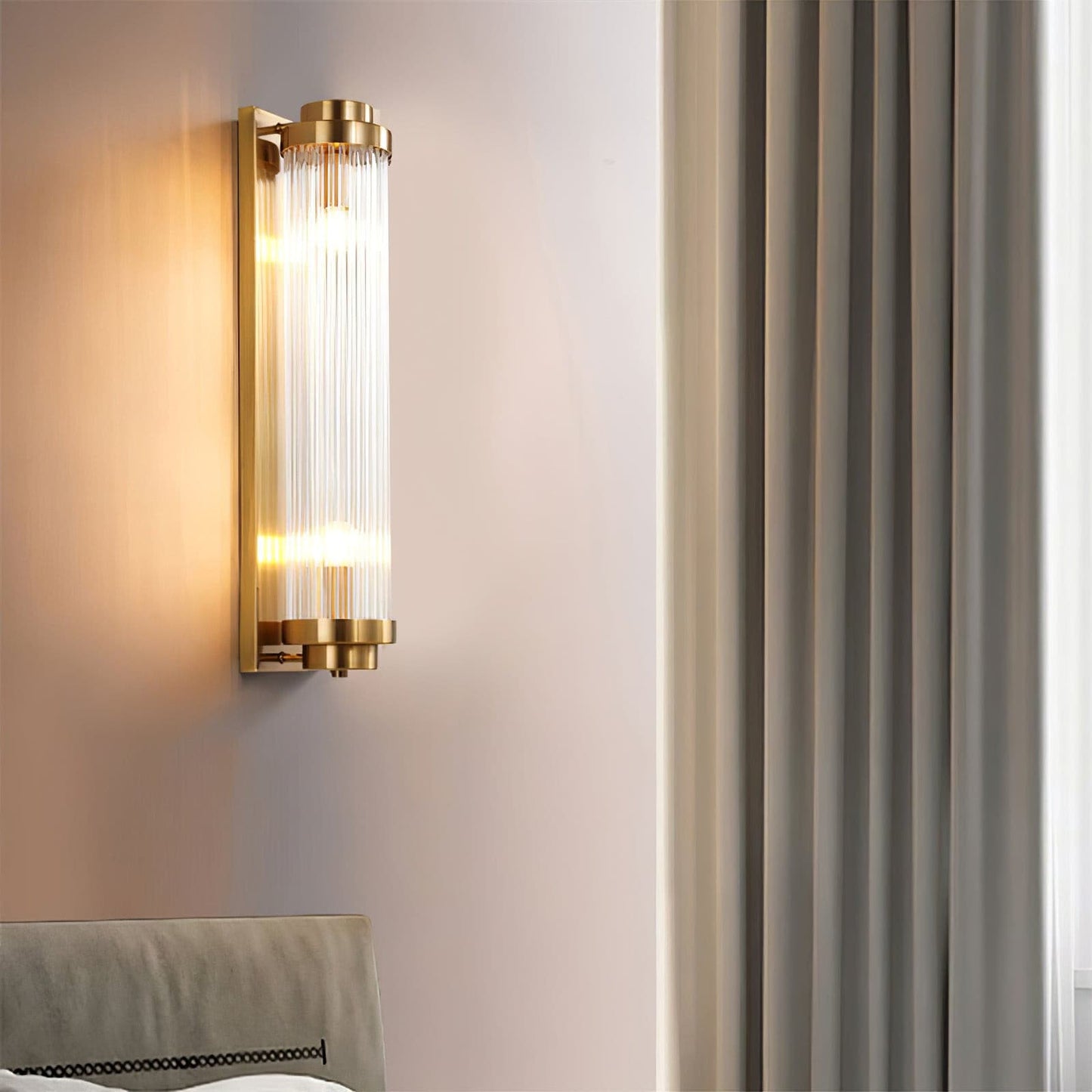 LuxeFlare - Guld Væglampe med LED Effektivitet