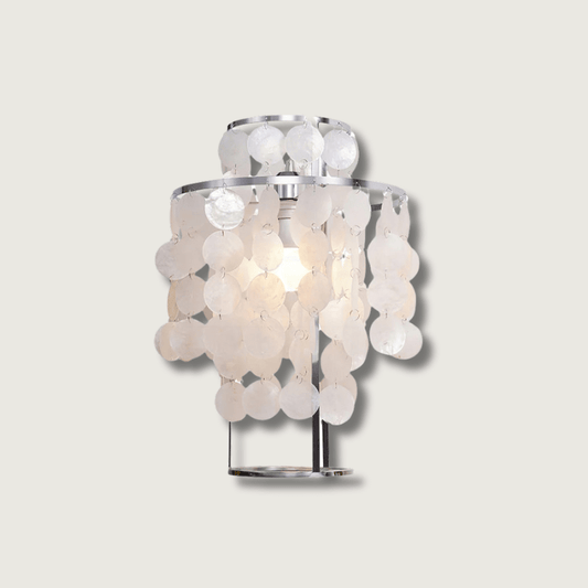 SeashellLuxe - Table Lamp with Elegant Shell Design and Cosy Lighting
