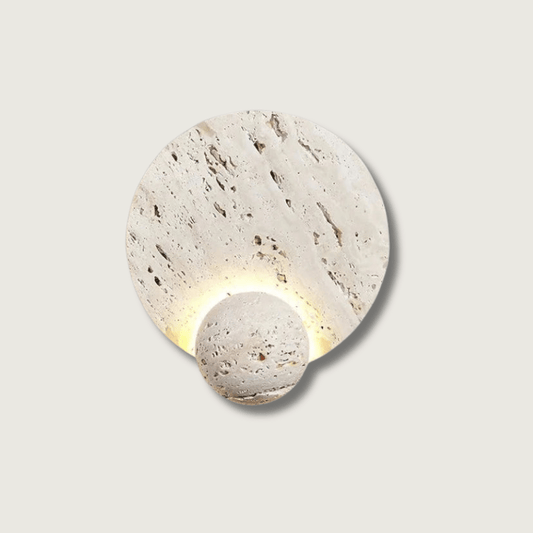 RockLite - Rund stenmur lampe