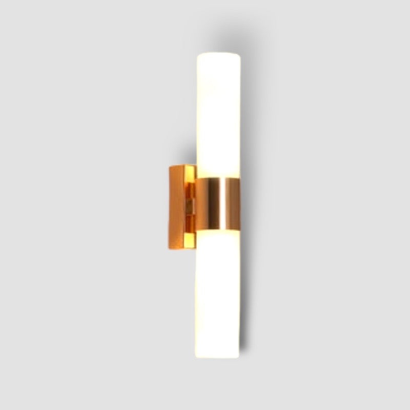 EliteGlow - Minimalistisk gyldent væglampe med LED