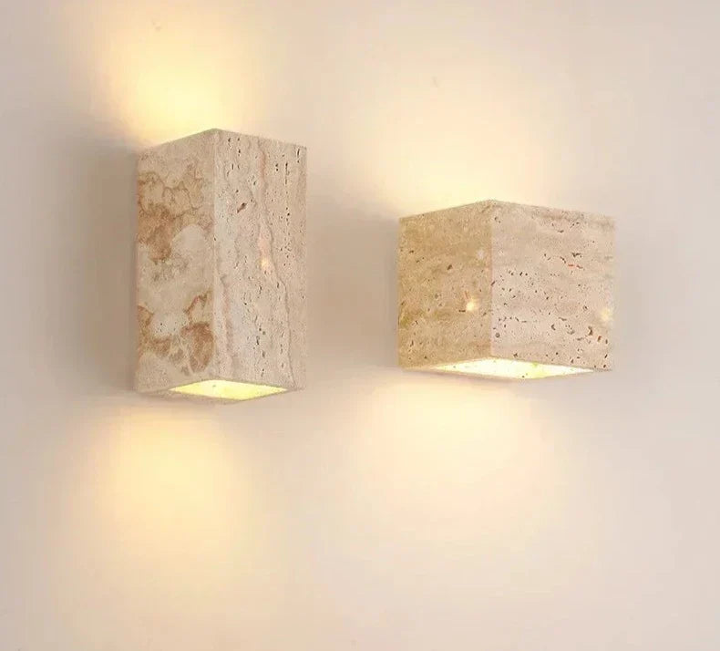 LemonGlow - Gul Stenvæglampe