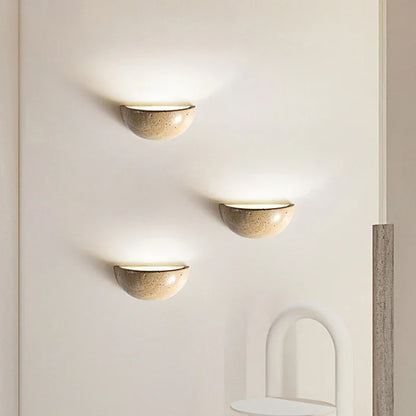 WabiSabiRock - Lampe murale en pierre Wabi Sabi