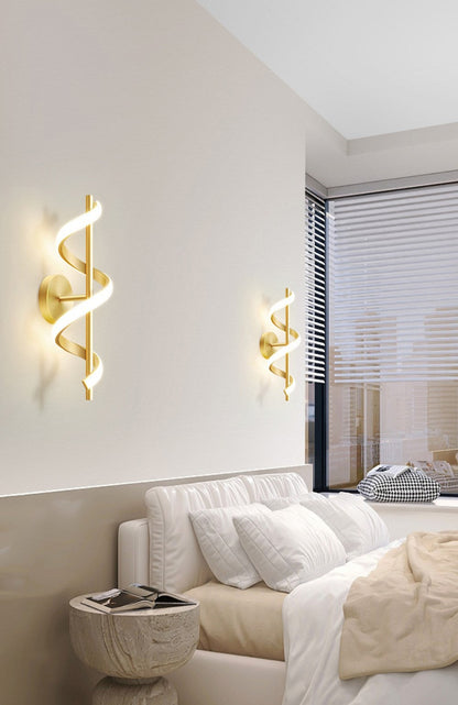 SpiralLight - Lampe murale LED minimaliste au design moderne