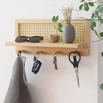 RetroShelf - Trevegghylle med kroker