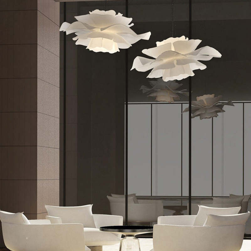 BellaGlow | Elegant White Flower Wall Lamp