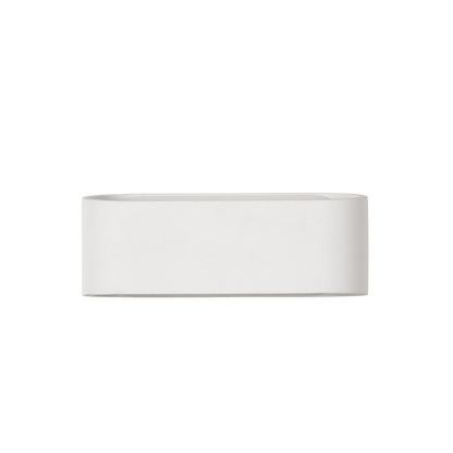 Neige brillante | Applique murale avec finition blanche