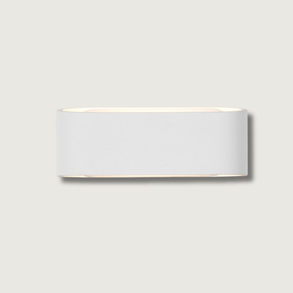 Neige brillante | Applique murale avec finition blanche