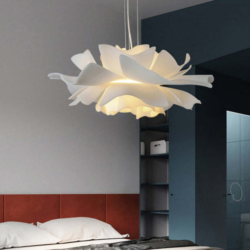 BellaGlow | Elegant White Flower Wall Lamp