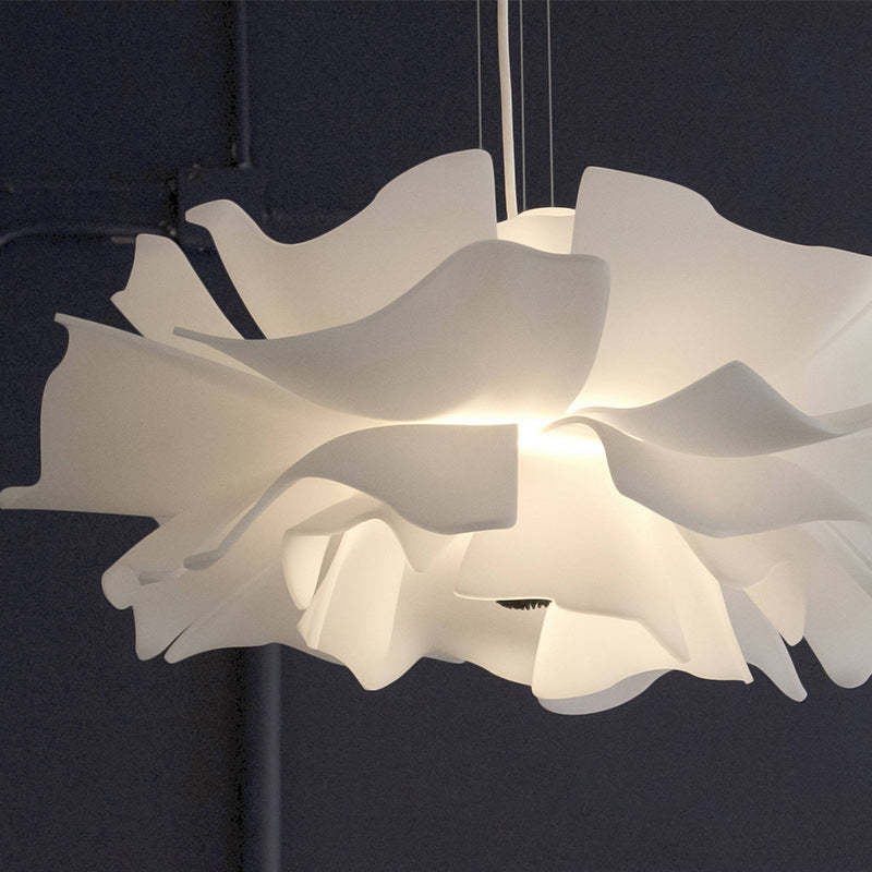 BellaGlow | Elegant White Flower Wall Lamp