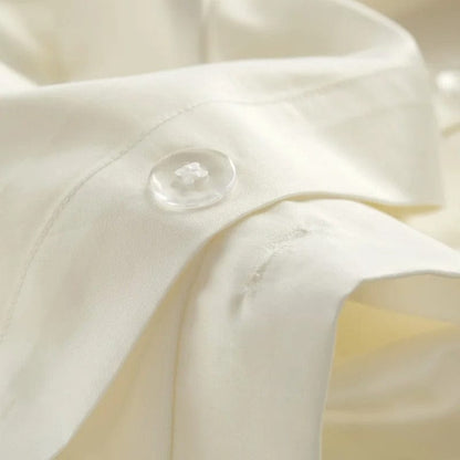 White Opulence - Ägyptische Baumwolle Bettbezug-Set