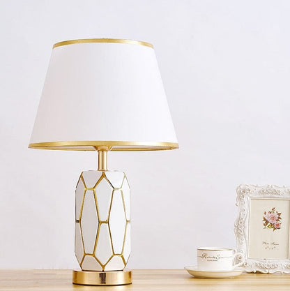 CeramicVibe - Retro skrivebordslampe i keramikk