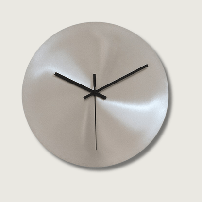 MinimalSteel - Horloge murale élégante