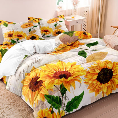 BeauBloom - Sonnenblumen-Bettwäsche-Set