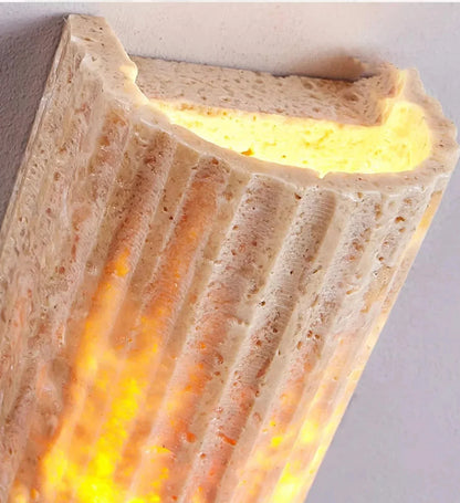 TravertineChic - Minimalist Wall Lamp