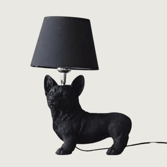 PoterGlam | Art Deco hundebordlampe