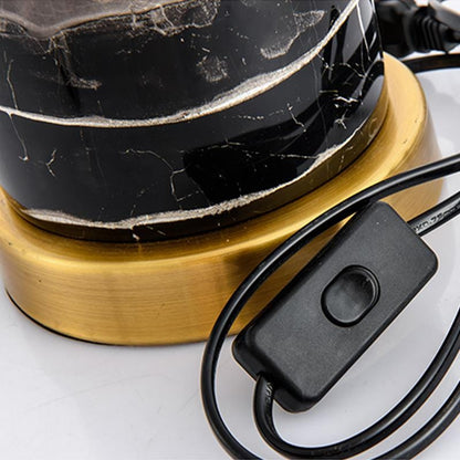 MarbleGlow - Lampe de table avec base en marbre