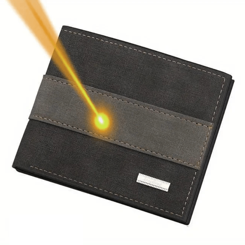 Mini portefeuille personnalisé - Nom gravé et design compact