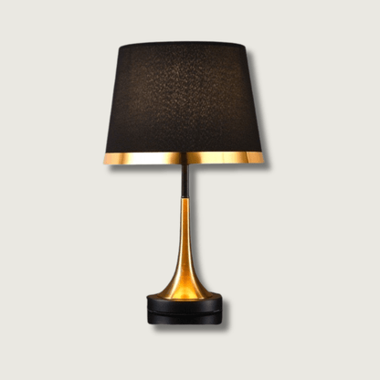 GiltShade - Retro Table Lamp in Gold and Black