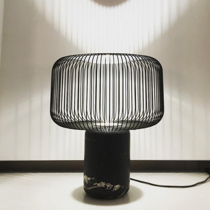 LuxeKeshi - Table Lamp with Modern Base and Subtle Lighting