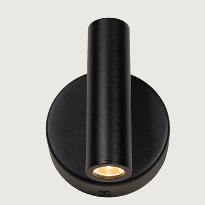 PinoLume | Lampe murale simple en noir