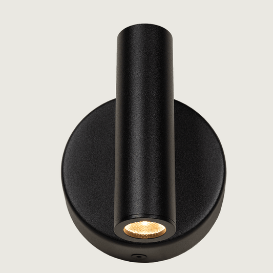 PinoLume | Lampe murale simple en noir