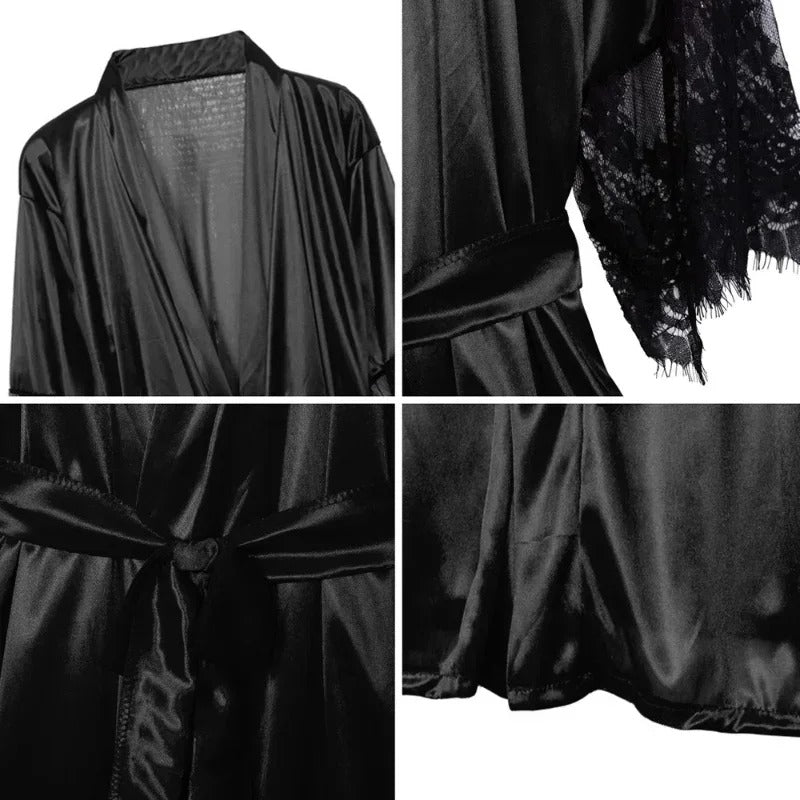 NoirLuxe - Satin Elegance med Charme