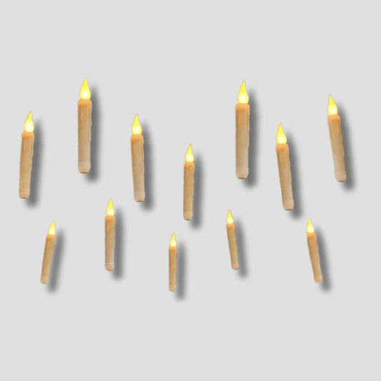 RadiantWave - 6 bougies flottantes à LED avec télécommande